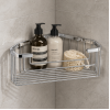 Corner Shower Baskets 2483-13 Origins Living Gedy Deep Corner Basket - Chrome 2483-13