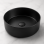 Luxey 355mm Ceramic Round Washbowl & Waste - Matt Black