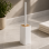 Origins Living Ninfea Toilet Brush - White/Bamboo 1333-02