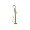 Pescara Floor Standing Bath/Shower Mixer - Brushed Brass