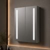 Sakura 500mm 1 Door Front-Lit LED Mirror Cabinet