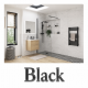 Wetroom Panels Black - Ebzone