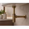 Abode Uno Basin Bottle Trap - Antique Brass