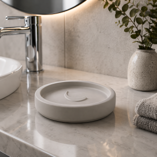 Origins Living Giunone Soap Dish - Warm Grey 4111-08