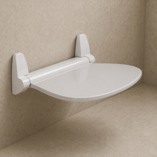 Origins Living SOUND Shower Seat - White 2282-02