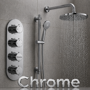 Shower Valve Mixer Packs Chrome
