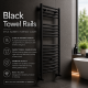 Black Towel Rails - Ebzone Black Towel Rails - Ebzone