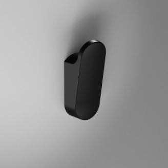 Origins Living S6 Black Robe Hook - Black 166435 from Ebzone Origins Living Pirenei Bathroom Accessories Origins Living Pirenei Double Swing Towel Rail - Brushed Gold PI23-88