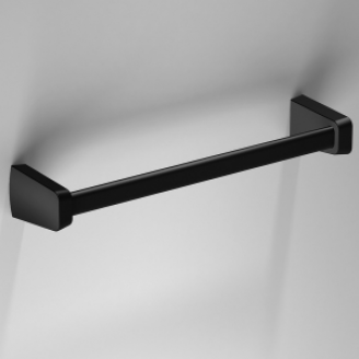 Origins Living S6 Black Towel Rail 32cm - Black 166404 from Ebzone Heating Rada Patterned Chrome Radiator Valves - Straight (Pair) ERAA510