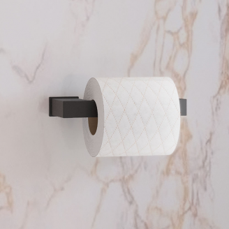 Origins Living S Cube Open Toilet Roll Holder - Black 173037 from Ebzone Origins Living Pirenei Bathroom Accessories Origins Living Pirenei Soap Dish - Black PI11-14