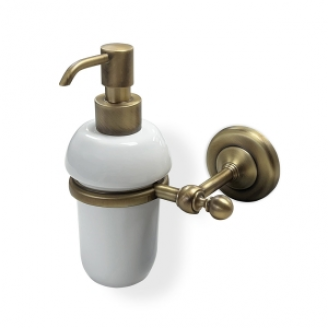 Bathroom Accessories Albany ALB-113001-AB Origins Living Albany Soap Dispenser - Aged Brass/White ALB-113001-AB Bathroom Accessories Albany ALB-113001-AB Origins Living Albany Soap Dispenser - Aged Brass/White ALB-113001-AB