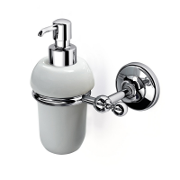 Origins Living Albany Soap Dispenser - Chrome/White ALB-113001-CH Origins Living Albany Soap Dispenser - Chrome/White ALB-113001-CH