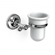 Origins Living Albany Tumbler Holder - Chrome/White ALB-111001-CH