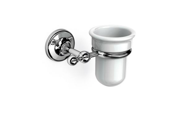 Origins Living Albany Tumbler Holder - Chrome/White ALB-111001-CH