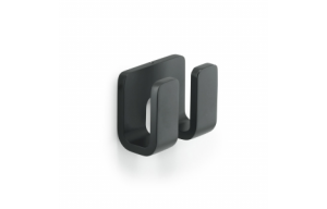 Origins Living Outline Double Robe Hook - Black 3228-14 Origins Living Outline Double Robe Hook - Black 3228-14