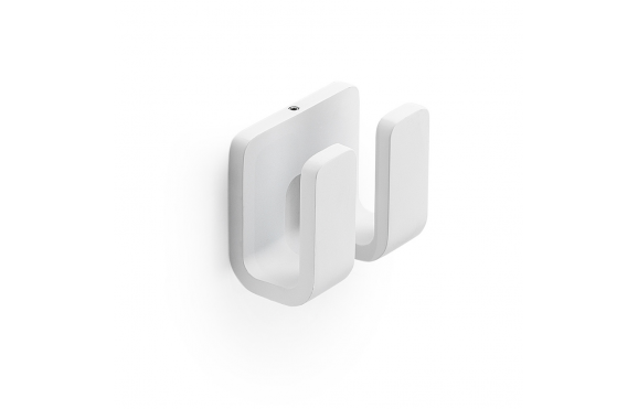 Origins Living Outline Double Robe Hook - White 3228-22 Origins Living Outline Double Robe Hook - White 3228-22