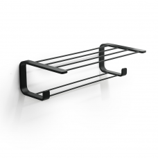 Origins Living Outline Double Towel Rack - Black 3235-14 Origins Living Outline Double Towel Rack - Black 3235-14