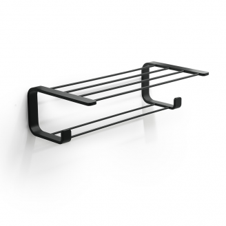 Origins Living Outline Double Towel Rack - Black 3235-14 from Ebzone Wall mounted Bathroom Accessories Origins Living Genoa Towel Rail 51cm - Chrome 107148