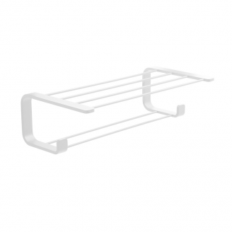 Origins Living Outline Double Towel Rack - White 3235-22 from Ebzone Wall mounted Bathroom Accessories Origins Living Genoa Towel Rail 67cm - Chrome 107193