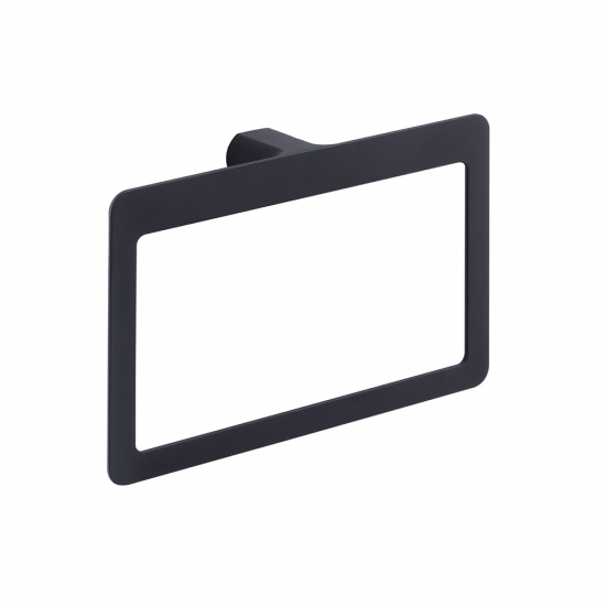 Origins Living Pirenei Towel Ring - Black PI70-14 from Ebzone Wall mounted Bathroom Accessories Outline Toilet Brush Wall Mounted - Chrome 3233/03-13