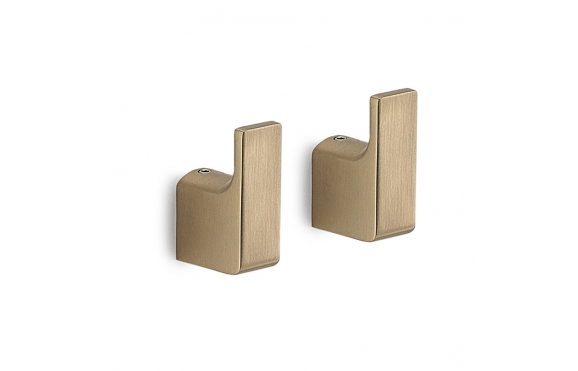 Origins Living Pirenei Hook x 2 - Brushed Gold PI27-88 Origins Living Pirenei Hook x 2 - Brushed Gold PI27-88