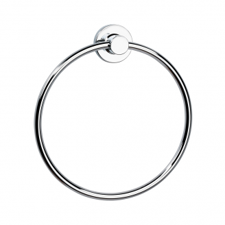 Origins Living Tecno Project Open Towel Ring - Chrome 116928 from Ebzone Low Profile Trays 45mm Low Profile 1200x900mm Rectangular Shower Tray & Waste - White TRGOR585