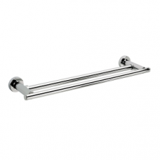 Origins Living Tecno Project Double Towel Rail 66cm - Chrome 118021 Origins Living Tecno Project Double Towel Rail 66cm - Chrome 118021
