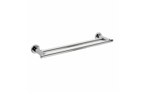 Origins Living Tecno Project Double Towel Rail 66cm - Chrome 118021