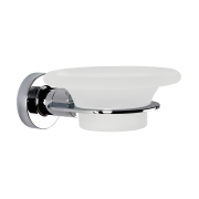 Origins Living Tecno Project Glass Soap Dish - Chrome 117048