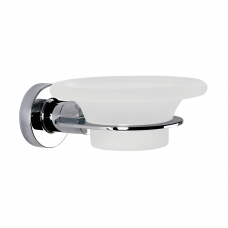 Origins Living Tecno Project Glass Soap Dish - Chrome 117048 Origins Living Tecno Project Glass Soap Dish - Chrome 117048