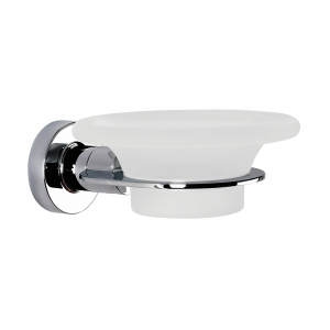 Origins Living Tecno Project Glass Soap Dish - Chrome 117048