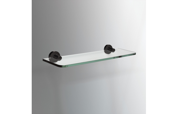Origins Living Tecno Project Glass Shelf 50cm - Black 172719
