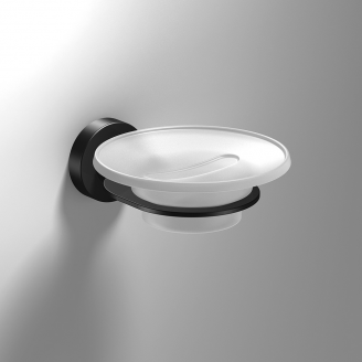 Origins Living Tecno Project Soap Dish - Black 166268 from Ebzone Wall mounted Bathroom Accessories Origin Living S Cube/Eletech Soap Dispenser - Chrome 166848