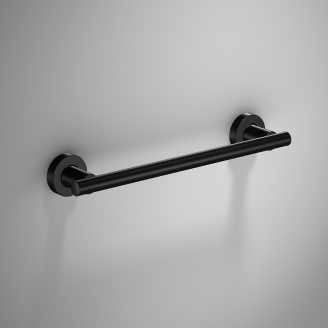 Origins Living Tecno Project Towel Rail 51cm - Black 166190 from Ebzone Chrome Bathroom Taps and mixers Vetson Cloakroom Basin Mixer - Chrome Vetson544