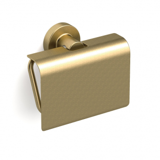 Origins Living Tecno Project Toilet Roll Holder with Flap - Brushed Brass 201808 from Ebzone Wall mounted Bathroom Accessories Origin Living Spluga Towel Rail 45cm - Chrome SG21/45-13