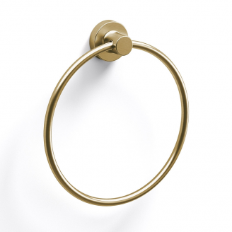Origins Living Tecno Project Towel Ring - Brushed Brass 206520 from Ebzone Wall mounted Bathroom Accessories Origin Living Spluga Robe Hook - Chrome SG26-13