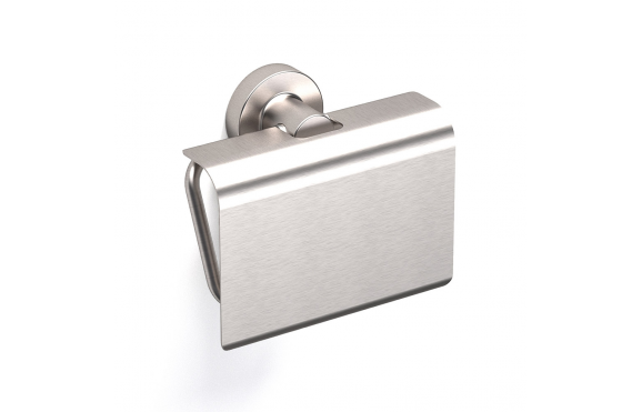 Origins Living Tecno Project Toilet Roll Holder with Flap - Brushed Nickel 194803