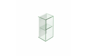Origins Living Pier Glass 2 Box Shelf Rectangular - Clear B008455 Origins Living Pier Glass 2 Box Shelf Rectangular - Clear B008455