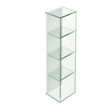 Origins Living Pier Glass 4 Box Shelf Rectangular - Clear B008486 Origins Living Pier Glass 4 Box Shelf Rectangular - Clear B008486
