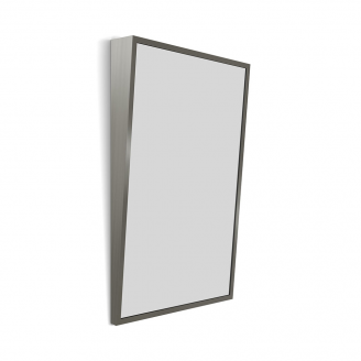 Origins Living Docklands Inclusive Angled Mirror 50 Brushed Stainless Steel - 50x80cm DKL-00A058-BS from Ebzone Toilets & Frames Low Height WC Toilet Frame including Cistern (Flush Plate Extra) RERCON5119