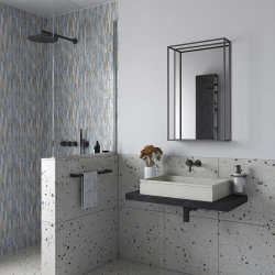 Origins Living Docklands Mirror With Shelf 50 Black - 50x80cm DKL-002058-BK