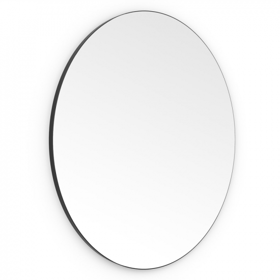 Origins Living Oslo Round Mirror 100cm Black OSL-00D100-BK from Ebzone Mirrors Origins Living Delphine Mirror 120 Black - 120x70cm DEL-001127-BK