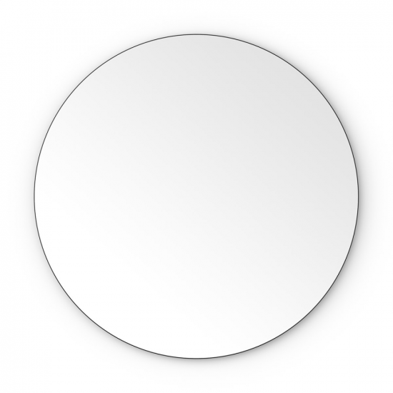 Origins Living Oslo Round Mirror 100cm Black OSL-00D100-BK from Ebzone Mirrors Origins Living Delphine Mirror 120 Black - 120x70cm DEL-001127-BK