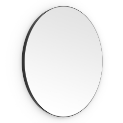 Origins Living Oslo Round Mirror 60cm Black OSL-00D060-BK