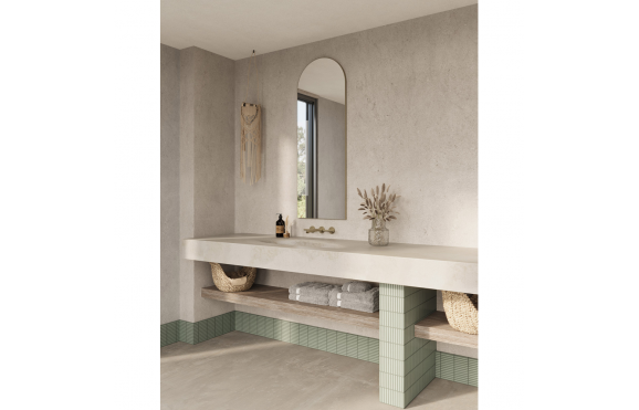 Origins Living Oslo Arch Mirror 50x140cm Brushed Brass OSL-00R145-BB