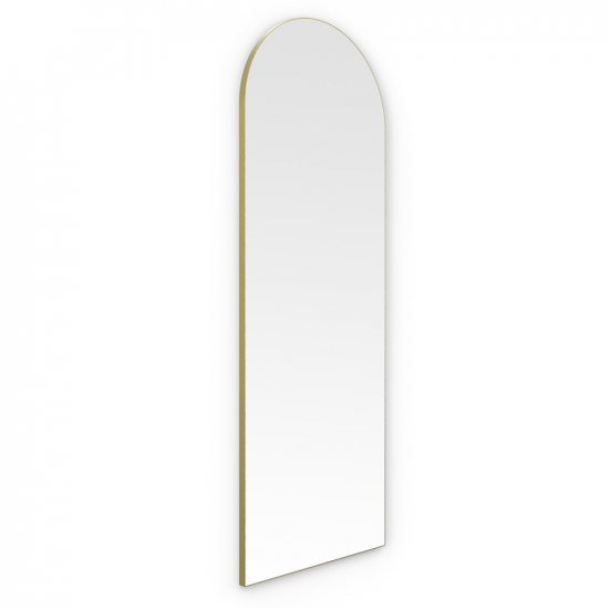 Origins Living Oslo Arch Mirror 50x140cm Brushed Brass OSL-00R145-BB from Ebzone Mirrors Docklands Rectangular Mirror 80 Black - 80x100cm B375592