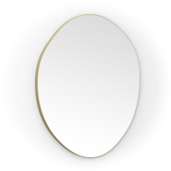 Origins Living Oslo Organic Mirror 60cm Brushed Brass OSL-00G658-BB Origins Living Oslo Organic Mirror 60cm Brushed Brass OSL-00G658-BB