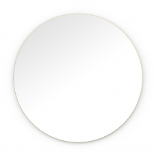 Origins Living Oslo Round Mirror 100cm Brushed Brass OSL-00D100-BB