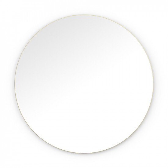 Origins Living Oslo Round Mirror 100cm Brushed Brass OSL-00D100-BB from Ebzone Mirrors Origins Living Delphine Mirror 120 Brushed Brass - 120x70cm DEL-001127-BB