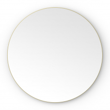 Origins Living Oslo Round Mirror 60cm Brushed Brass OSL-00D060-BB